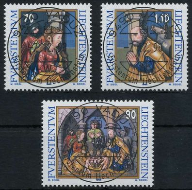 Liechtenstein 1998 Nr 1183-1185 zentrisch gestempelt X117CFA