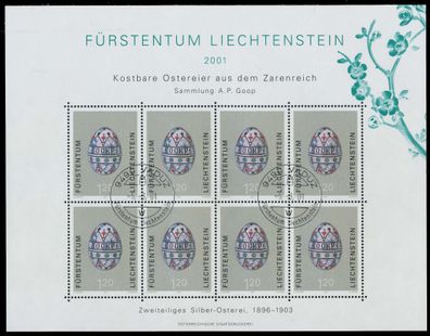 Liechtenstein 2001 Nr 1259KB-1261KB gestempelt X117D46