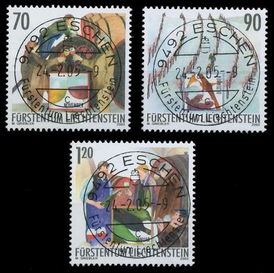 Liechtenstein 2003 Nr 1333-1335 zentrisch gestempelt X120CE6