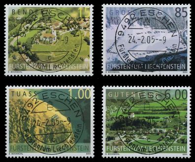 Liechtenstein 2004 Nr 1348-1351 zentrisch gestempelt X120D16