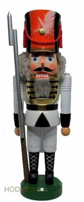 Nussknacker Soldat weiß Höhe 42cm NEU Weihnachten Seiffen Nutcracker Nüsse Erzgeb