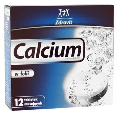 Calcium in Brausetabletten, 12 Stück