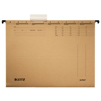 LEITZ Hängemappen ALPHA® braun 10 St