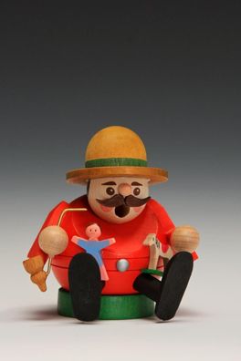 Räucherfigur Miniräuchermann Spielzeugverkäufer Höhe= 8cm NEU Räuchermann Rauchma