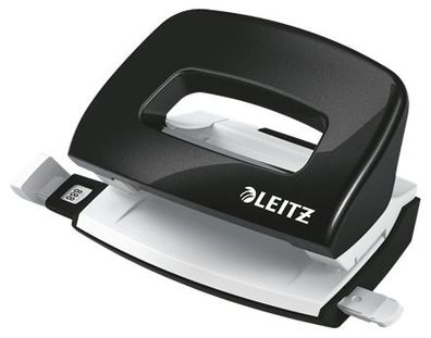 LEITZ 5060-10-95 LEITZ Locher Mini Nexxt WOW 5060, schwarz-metallic, Karton