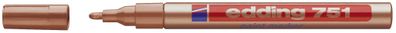 Edding 4751055 751 Glanzlack-Marker creative 1 - 2 mm kupfer