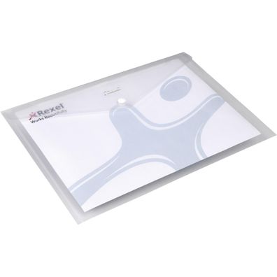 Rexel Dokumententasche ICE, DIN A4 quer, PP, transparent