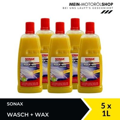 Sonax Wasch + Wax 5x1 Liter