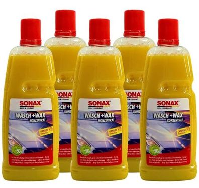 Sonax Wasch + Wax 5x1 Liter