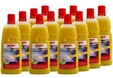 Sonax Wasch + Wax 12x1 Liter