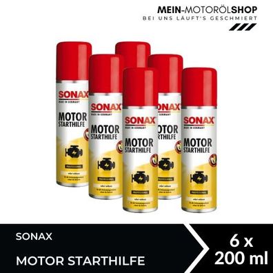 Sonax Motor Starthilfe Motorpflege 6x200 ML