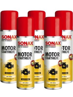 Sonax Motor Starthilfe Motorpflege 5x200 ML