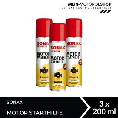 Sonax Motor Starthilfe Motorpflege 3x200 ML