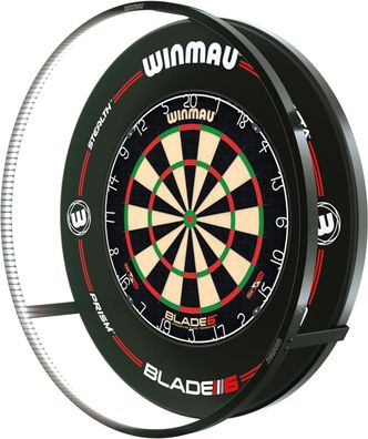 Winmau Plasma + Blade 6 + Catchring | Dartscheibe Dartboard Surround Beleuchtung