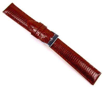 Echt Eidechse Ersatzband Uhrenarmband Eidechsenleder Braun 20784S