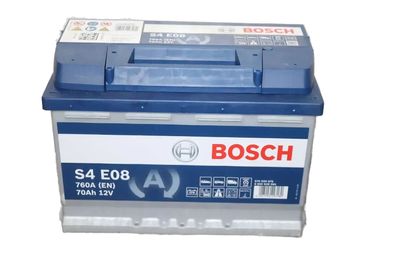 Autobatterie BOSCH 12V 70Ah EFB S4 E08 EFB 70 Ah 0 092 S4E 081