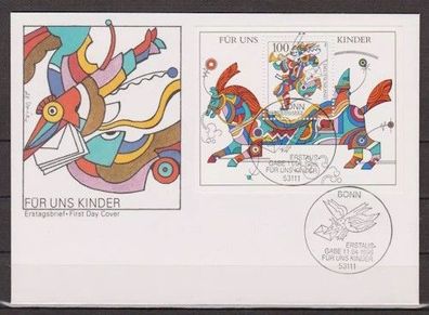 BRD 1996 Künstler FDC MiNr. Block 35 Für uns Kinder