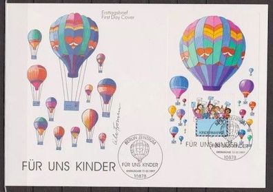 BRD 1997 Künstler FDC MiNr. Block 40 Für uns Kinder