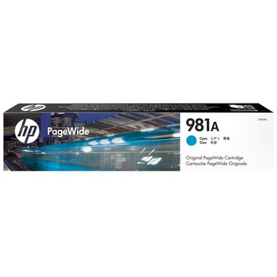 HP Tintenpatrone J3M68A 981A 6.000Seiten cyan