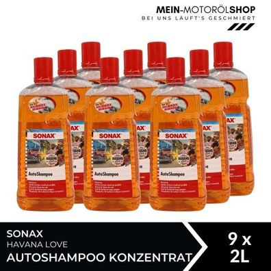 Sonax AutoShampoo Konzentrat Havana Love 9x2 Liter