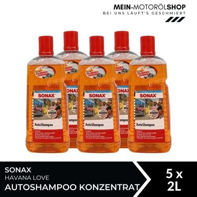 Sonax AutoShampoo Konzentrat Havana Love 5x2 Liter