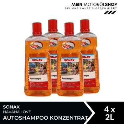 Sonax AutoShampoo Konzentrat Havana Love 4x2 Liter