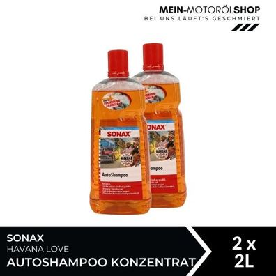 Sonax AutoShampoo Konzentrat Havana Love 2x2 Liter