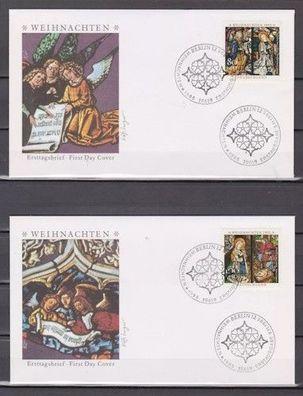 BRD 1995 Künstler FDC MiNr. 1831-1832 Weihnachten