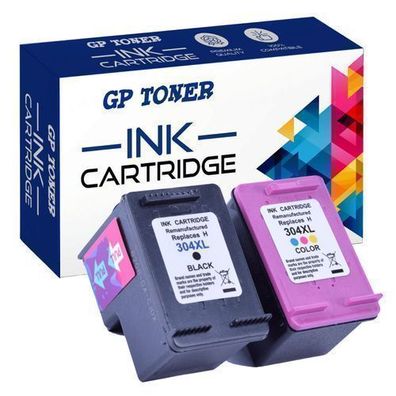 TINTE Patronen für HP 304 XL Deskjet 2620 2630 2633 3700 3720 3730 Envy 5020