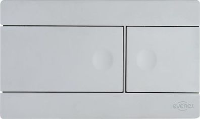 Evenes Betätigungsplatte Enzo Farbe matt chrom zu UP 187 bet. von oben/vorne