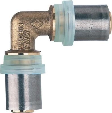 Pressfitting EVENES für MSVR Winkelkuppl ung 90 , 20x2 - 20x2mm, TH-Kontur