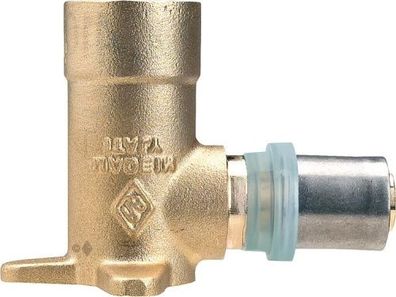 Pressfitting EVENES für MSVR Wandwinkel kurz 16x2mm - 1/2, 53 mm