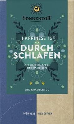 Sonnentor Durchschlafen Tee Happiness is®, Doppelkammerbeutel 27g