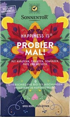 Sonnentor 6x Happiness is® Probier mal!, Doppelkammerbeutel 31,4g