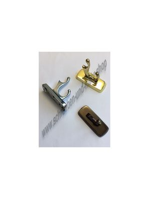 Messing Garderobenhaken Mantelhaken Handtuchhaken Chrom Befestigungsset Set 4