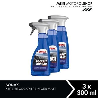 Sonax Xtreme Cockpitreiniger Matteffect 3x500 ML