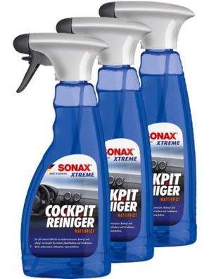 Sonax Xtreme Cockpitreiniger Matteffect 3x500 ML
