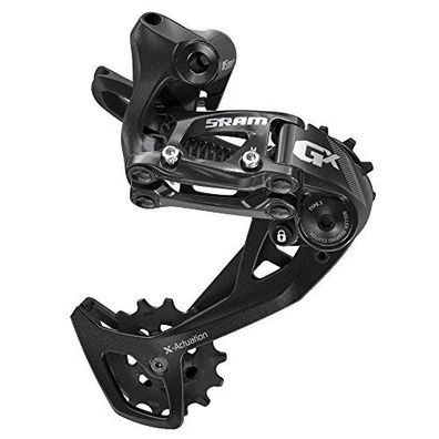 Schaltwerk GX 2X11-Gang, medium Käfig schwarz, aluminium