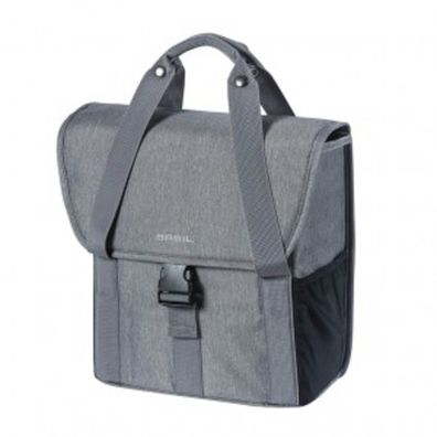 BASIL Einzeltasche "Go - Single" Volumen: 16 l, Ma grey melee