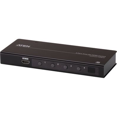 Aten VS481C VS481C Video-Switch HDMI 4-fach Umschalter True 4K mit Fernbedienung