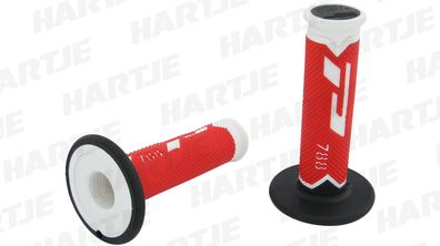 Progrip Griffgummi "788" Typ: MX, 3 Komponenten Gr weiß / rot / s