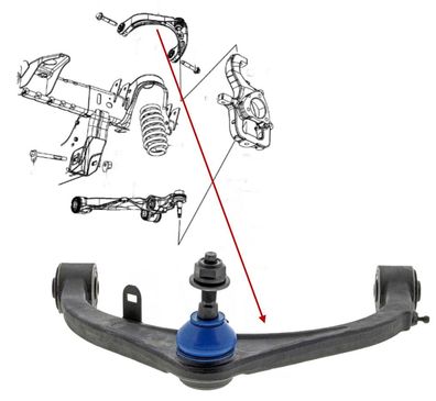 Querlenker vorne oben links RAM 1500 (Gen.5) 4WD