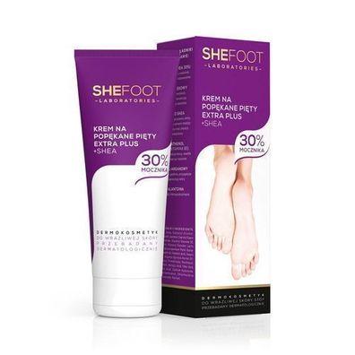 Shefoot Fußcreme fér rissige Fersen mit 30% Urea, 75ml