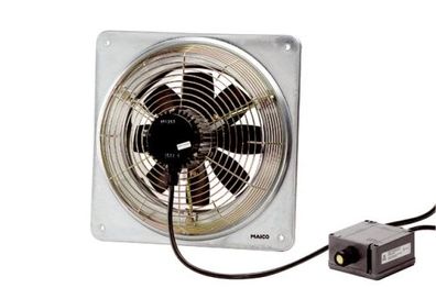 Maico Axial-Wandventilator DZQ 20/2 B Ex t Wandplatte, Drehstrom, StaubEx, 1090m3/h 8