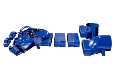 Maico Luftverteiler FFS-V4 1 Anschluss DN125, 4 Anschlüsse Flachr 550871