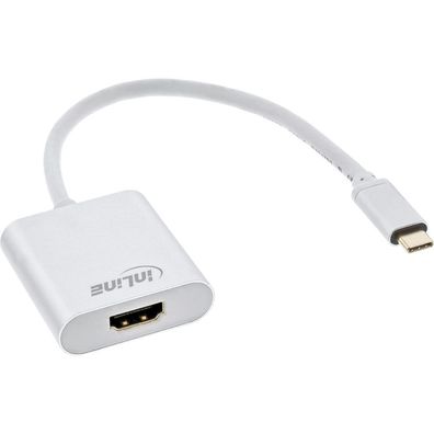 InLine® 64101S USB Display Konverter, USB Typ-C Stecker zu HDMI Buchse (DP Alt