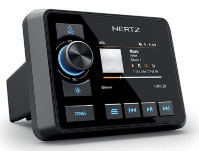 Hertz HMR 20 DAB+ Ready - FM - USB - Bluetooth 4x50 Watt & 2 Zonen