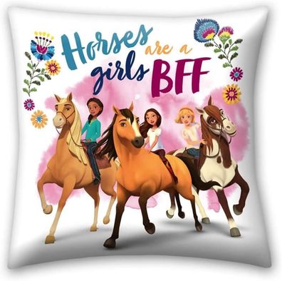 Spirit Kissen Dekokissen Pferde Girls BFF Pillow Cushion Kinderzimmer