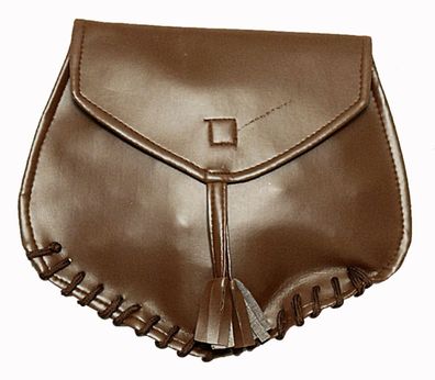 Gürteltasche braun Pirat Edelmann Theater Brauchtum Mittelalter Karneval