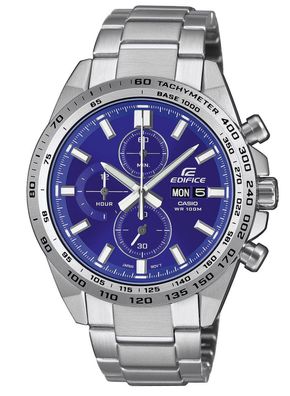 Casio Edifice Chronograph Herrenuhr Stahl/Blau EFR-574D-2AVUEF